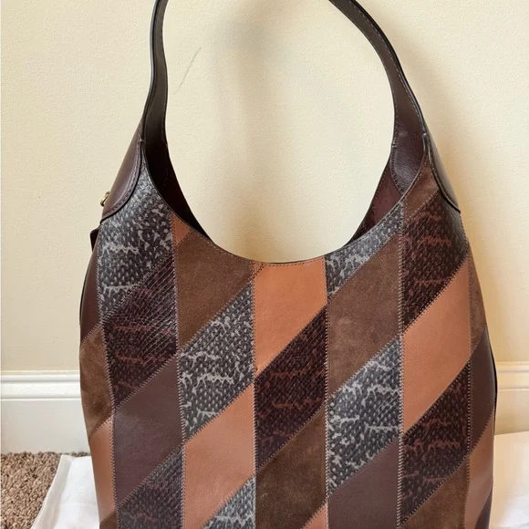 Coach Brooklyn 39 in Patchwork with snakeskin - Picture 7 of 9